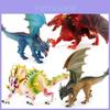 Realistic Pvc Ancient Mythical Beast Dragon Model Vibrant Lava Dragon Figurine