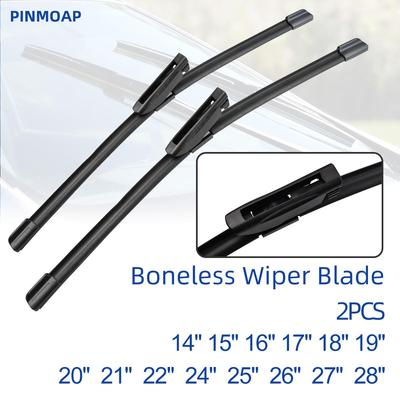 2PCS Car Front Windshield Wiper Blades  Universal LN Citroen Dacia FIAT Lada Mini Peugeot Renault Skoda Subaru