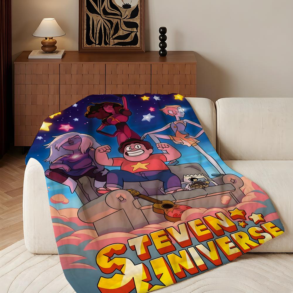 Coperta in Flanella S-Steven U-Universe-ee, Leggera e Accogliente, Resistente Lavabile carina Fresca