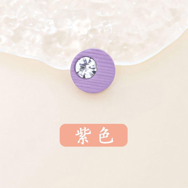 

Смоляные пуговицы с бриллиантами, маленькие пуговицы, пуговицы для рубашек, запонки, пуговицы для шифоновых рубашек, аксессуары для одежды. ZH-308 Shirt Button Purple