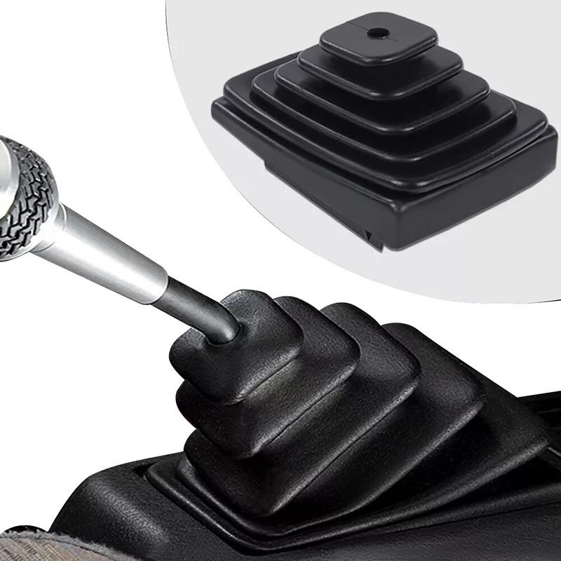Black Car Shift Knob Boot Cover with Retainer Ring Fit for Jeep Wrangler (TJ) 1997-2004 53000056 52078558