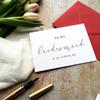 To My Bridesmaid on My Wedding Day Card,To My Maid of Honour Card, To My Wedding Party Card, Wedding Day Card Including Envelope