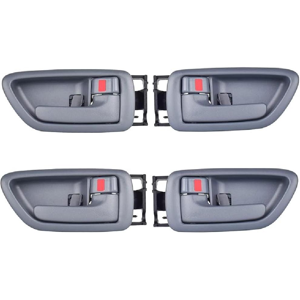 2Pcs Interior Door Handles Driver & Passenger Side For 2001-2007 Toyota Sequoia, 2000-2004 Avalon, 2004-2006 Tundra - Crew Cab ONLY - Four Full-Sized