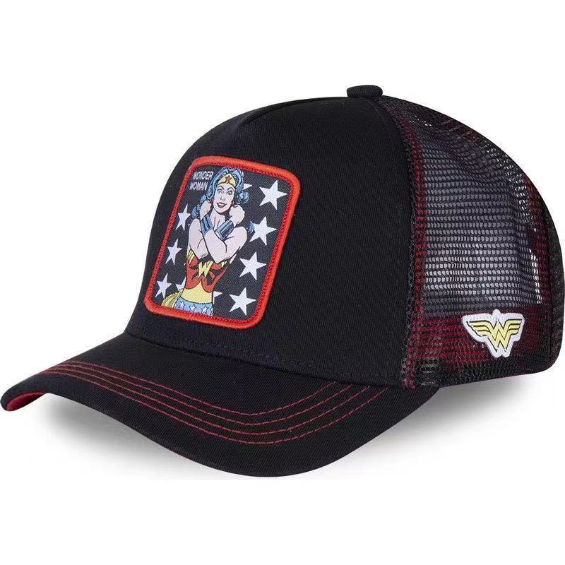 Woman Anime Net Hat Cartoon Net Hat Men's and Women's Baseball Caps