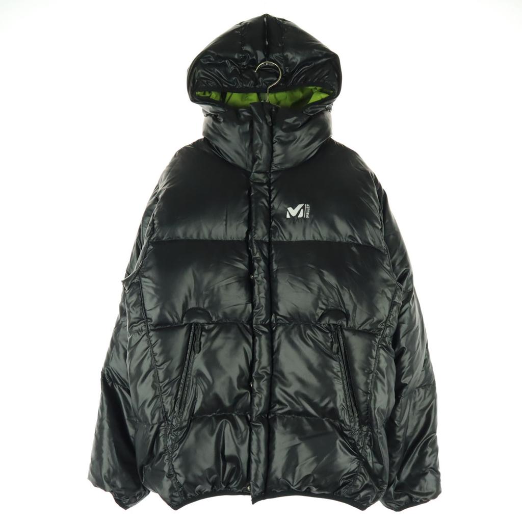MILLET reversible One point logo Long sleeve Down jacket M Green system Men's Used