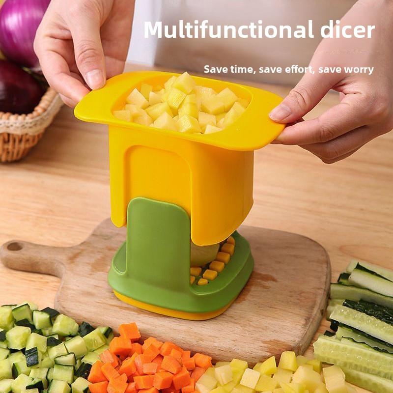 Multifunctional Vegetable Dicer, Potato Carrot Cucumber Cutter, Household Vegetable Cutter, Ham Granulation Artifact