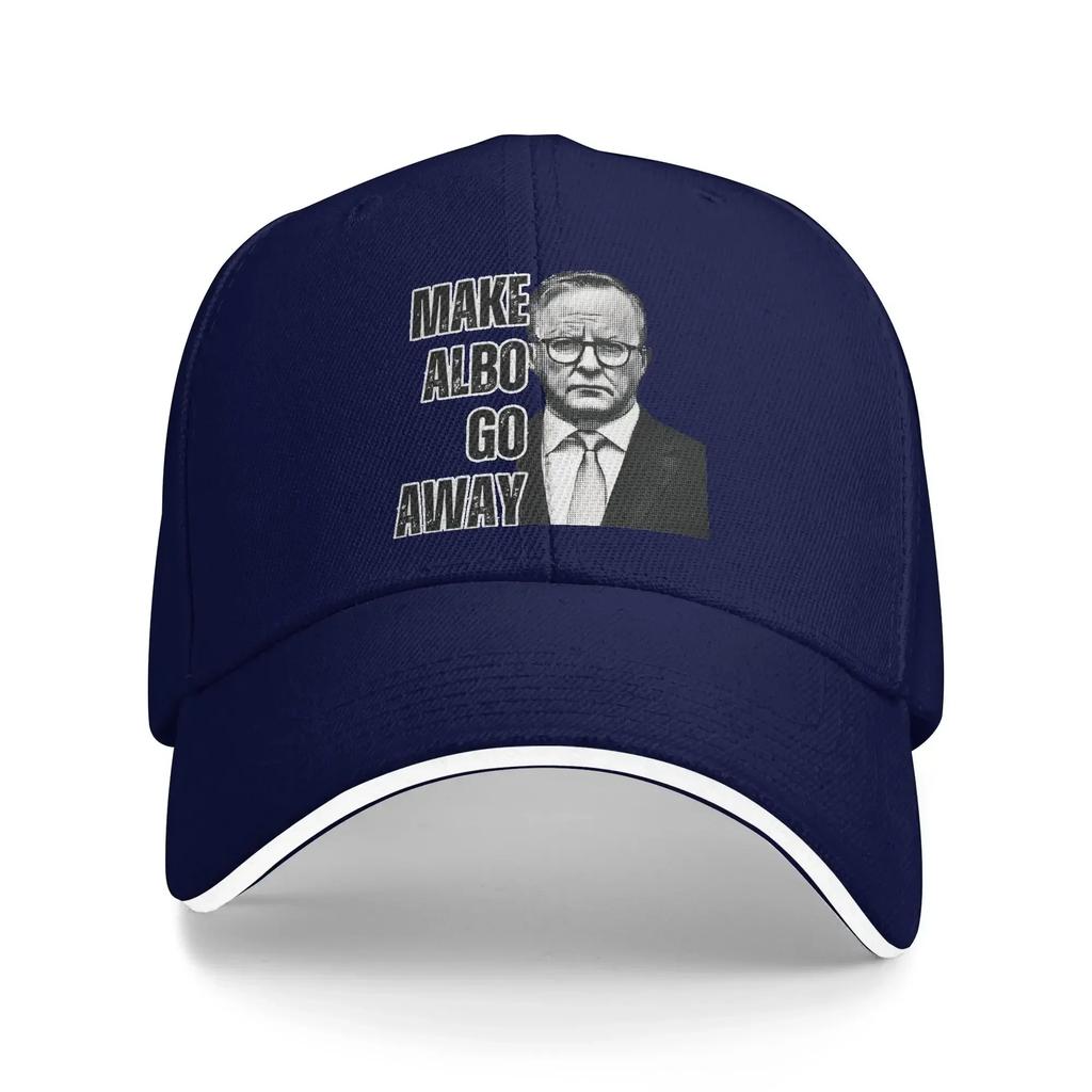 Summer MAGA MAKE ALBO GO AWAY Baseball Cap Outdoor Gym Fitted Retro Sun Hip Hop Hats Unisex Women Sunscreen Baseball Caps