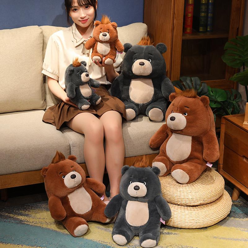 Cute Bear Teddy Bear Doll Plush Toy Hug Bear Doll Children's Doll Birthday Gift