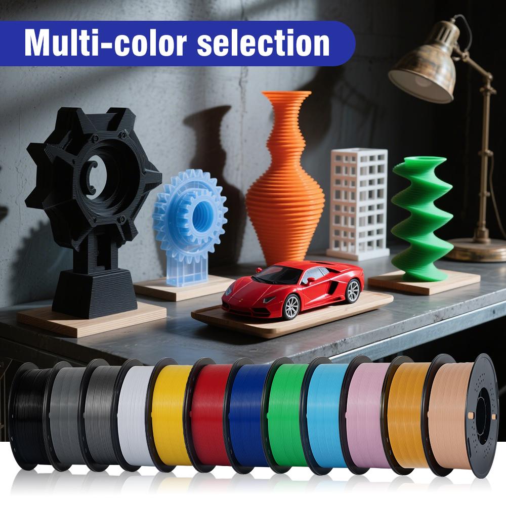 KINGROON PETG 3D Printer Filament 1.75mm 5KG 10KG Mix Color 3D Printing Material 1kg/roll PETG Plastic For FDM 3dprinter