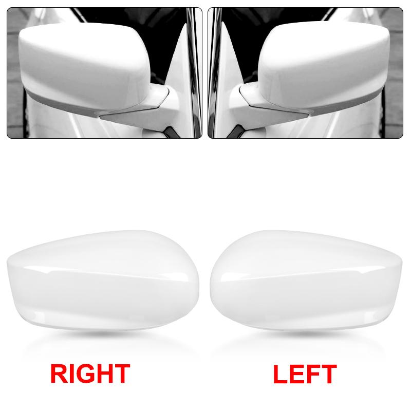 Black/White/Silver Side Mirror Covers Caps For Honda Accord 2008 2009 2010 2011 2012 US Model Door Wing Rearview Mirror Trim