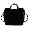 Autumn and Winter Super Fire Niche Furry Bag Women's 2025 New Versatile Messenger Bag Fashionable Portable Furry Bag