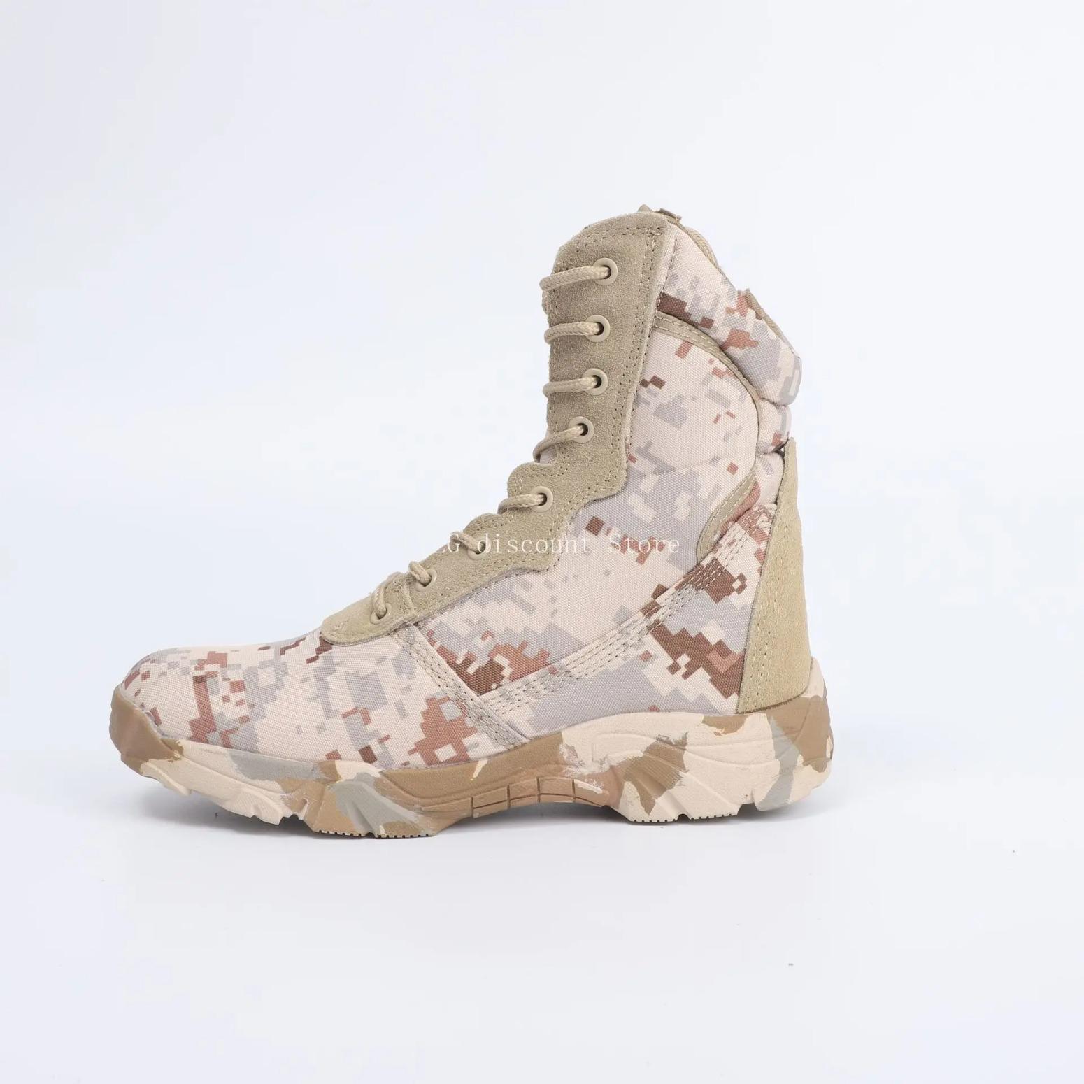 

Men s Boots Combat Shoes for Men Outdoor Sport Climb Mountains Botas Militares HombreWork shoe Training High Top Boots New 45