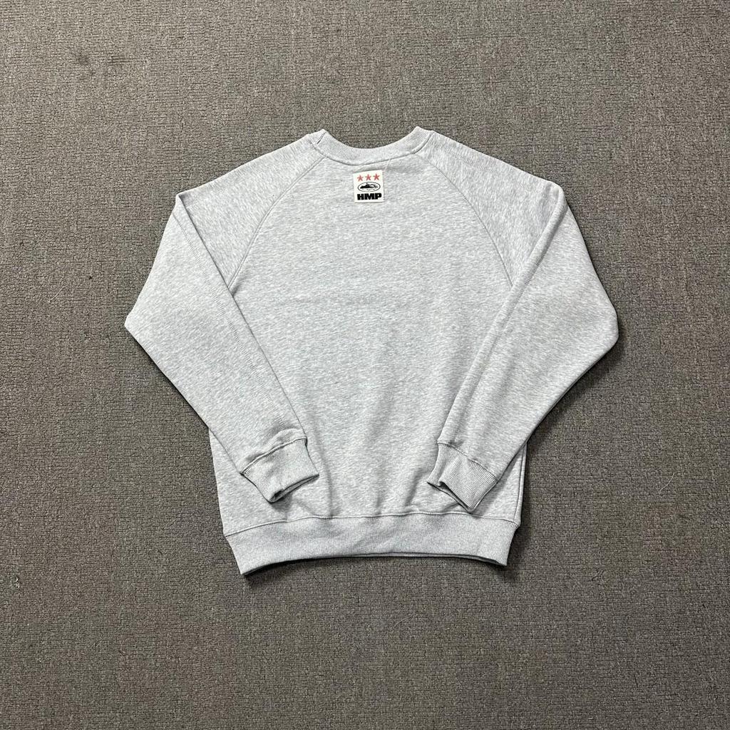 Bluza z kapturem Corteiz Unisex Casual z długim rękawem i okrągłym dekoltem z haftowanym logo