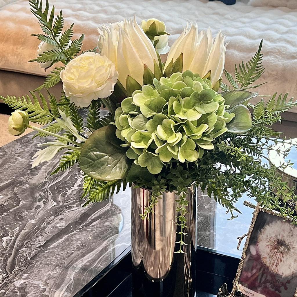 Silk King Protea Bouquet for Home Decor