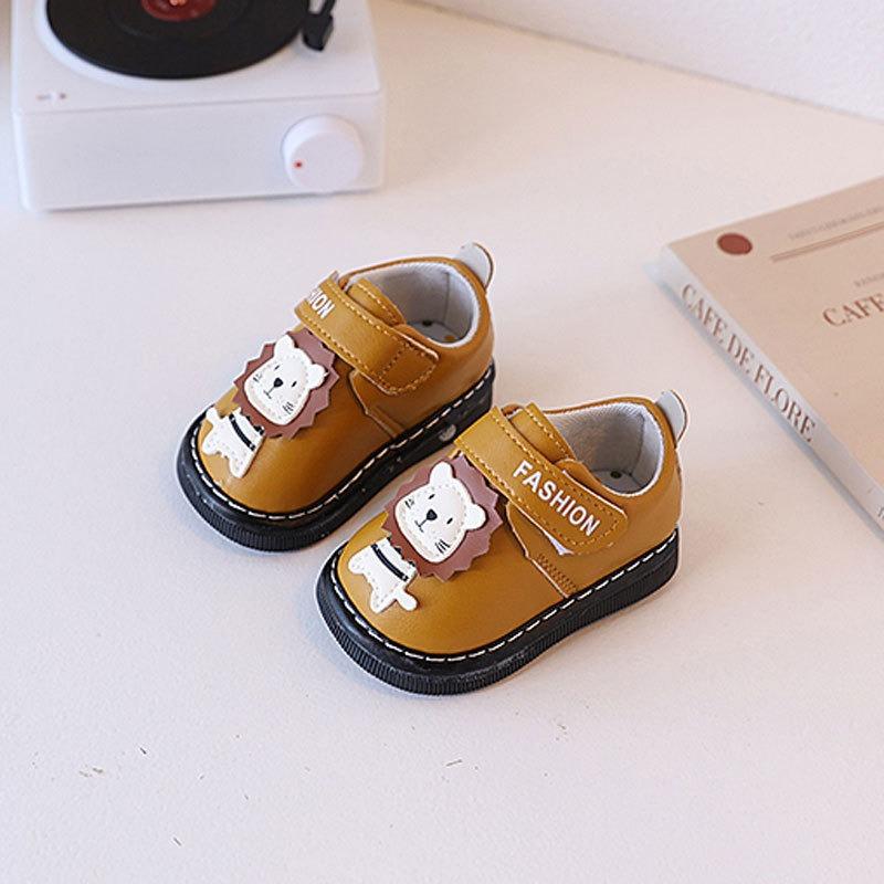 

Spring/Autumn Shoes for Baby Girls 0-1-2 Years Old, Soft-Soled Walking Shoes for Toddler Boys, Leather Infant Squeaky Shoes. 20 дубильна кора