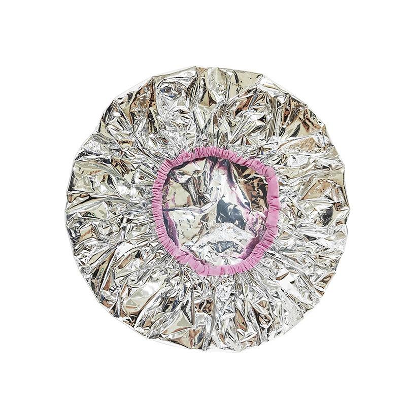 

1 шт. Термошапочка для ухода за волосами с самонагревом для завивки и окрашивания волос, не требует электричества, многоразовая, с функцией пара one-size розовый