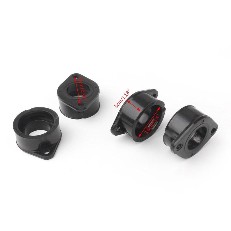 

4x CARBURETOR INTAKE BOOTS Fit for Kawasaki KZ750 LTD ZX750 GPz750 16065-1132 KZ ZX GPZ 750
