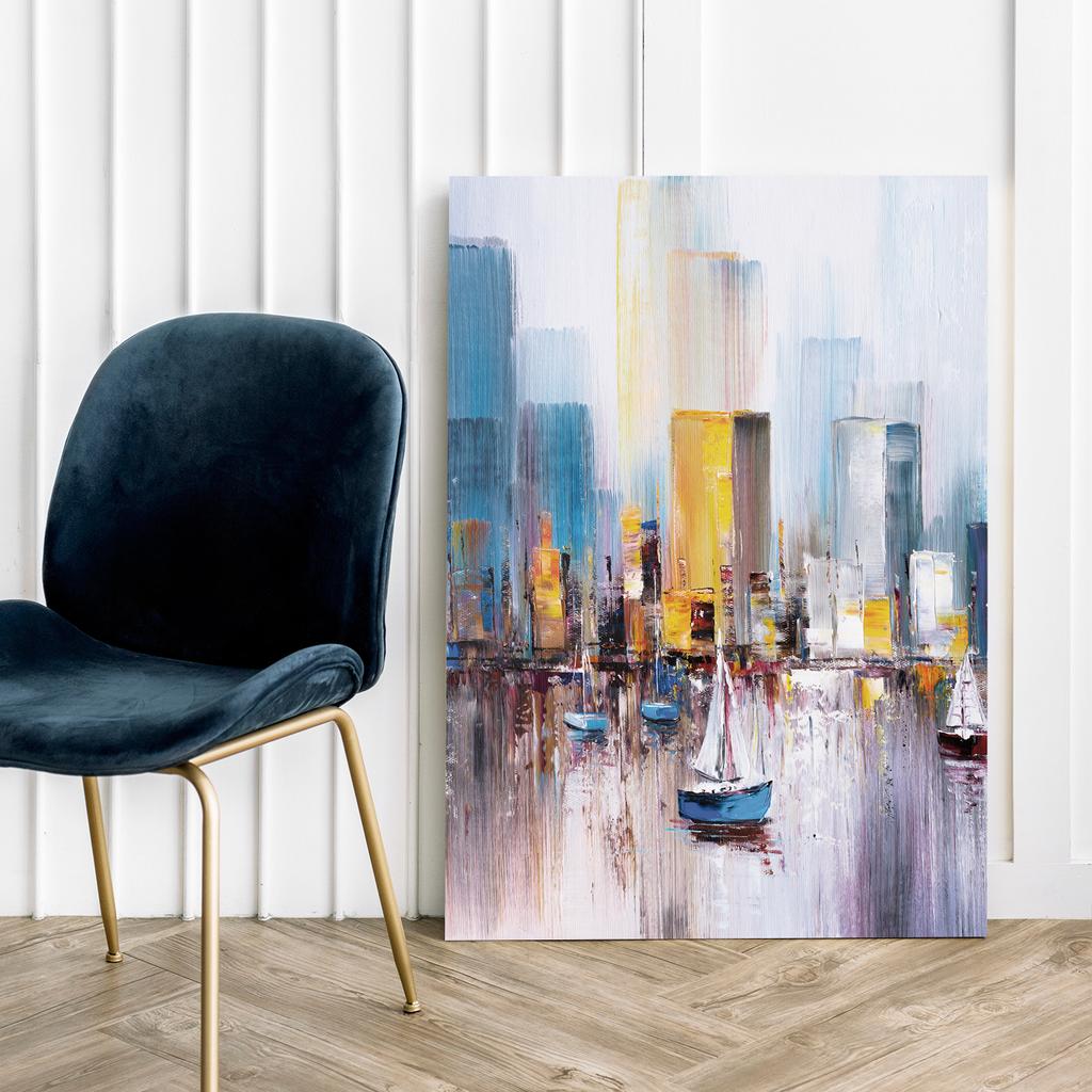 Obraz na płótnie żaglówki jacht abstrakcja