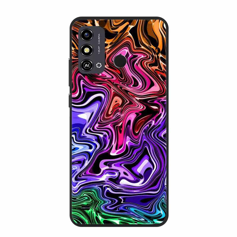 For ZTE Blade A53 Case Marble TPU Silicone Soft Back Cover Cases for ZTE Blade A53 A 53 Para 6.52" Cute Mica Painting New Coque