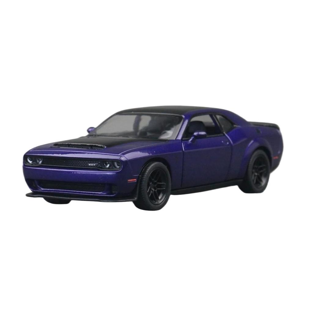 1/40 Dodge Challenger SRT Demon 170 Alloy Diecast Metal Scale Model Car Miniature Car Model Static Collection Kid Toy Car Vehicles