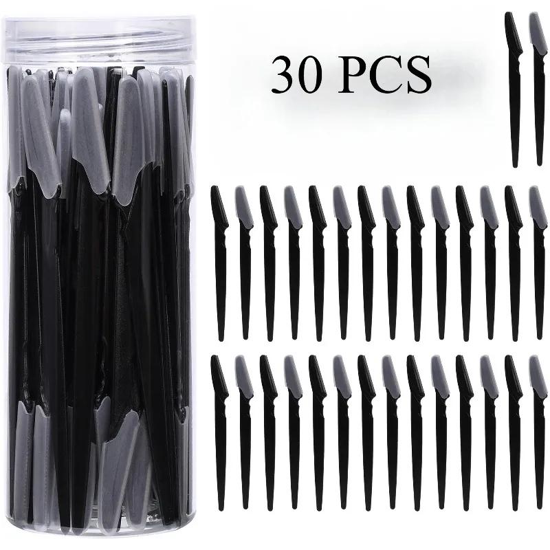 3/30/40 Stück Augenbrauentrimmer Make-up Schönheitswerkzeuge Sicherer Augenbrauenrasierer Gesicht Körper Haarentfernung Rasierer Klingen Augenbrauen Formung Messer