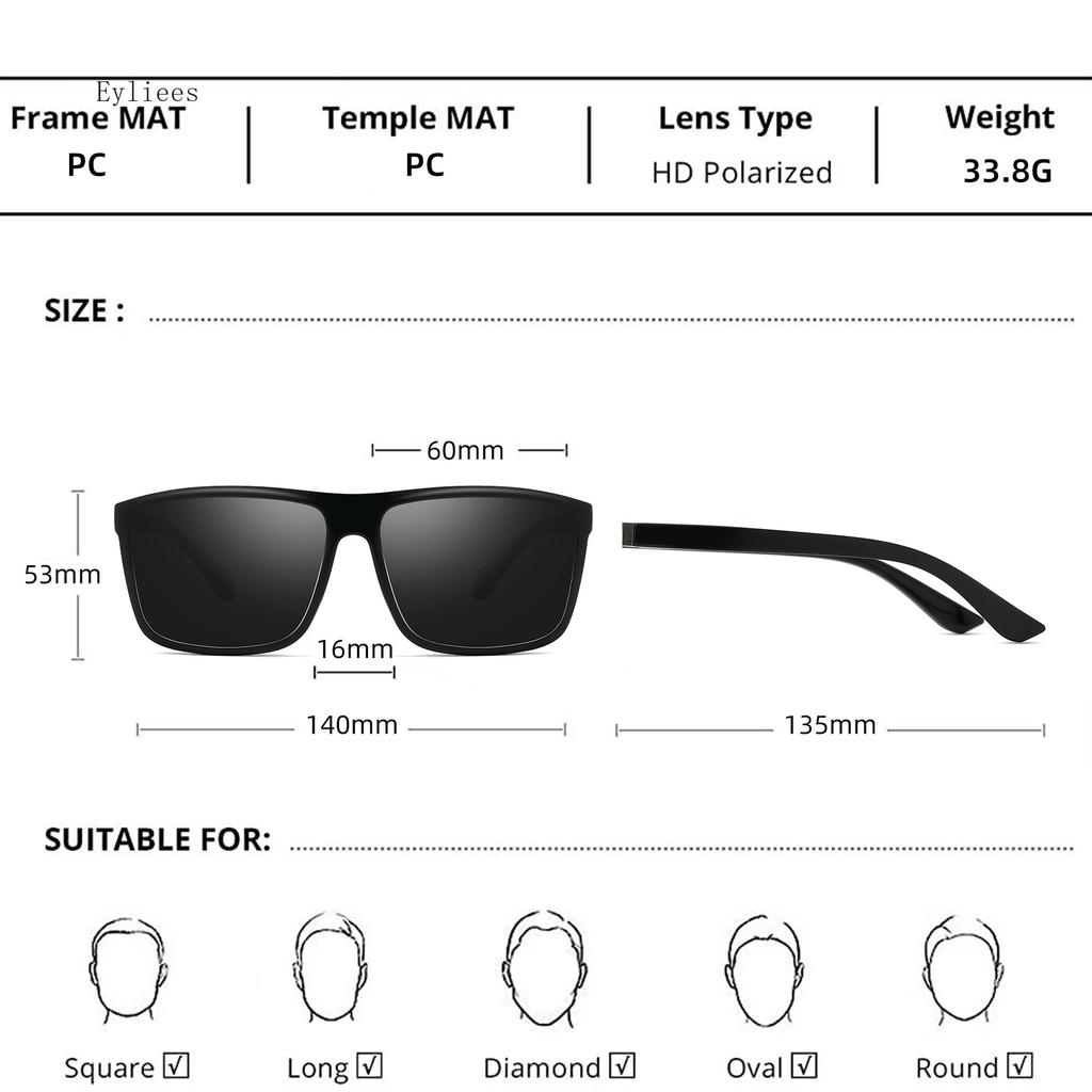 Vintage Square Sunglasses for Men 100% UV Protection Rectangular Sun Glasses for Driving And Travel