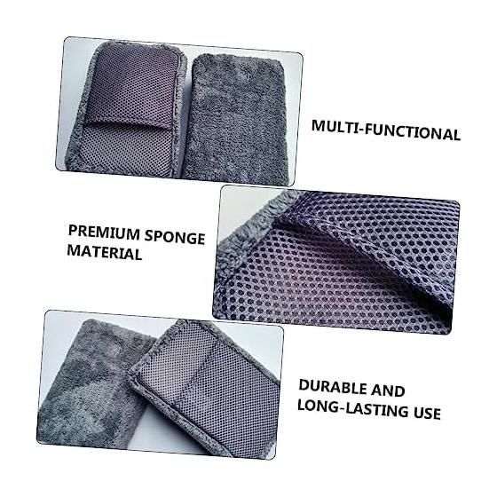 High-density coral fiber car wash sponge, super absorbent and removable car cleaning product, easy cleaning without damage, quick drying bath,