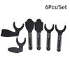 PIORPOY1/6Pc Dental Contraster Intraoral Photographic Autoclavable Palatal Photography Black Background Board Photo Contrast Kit