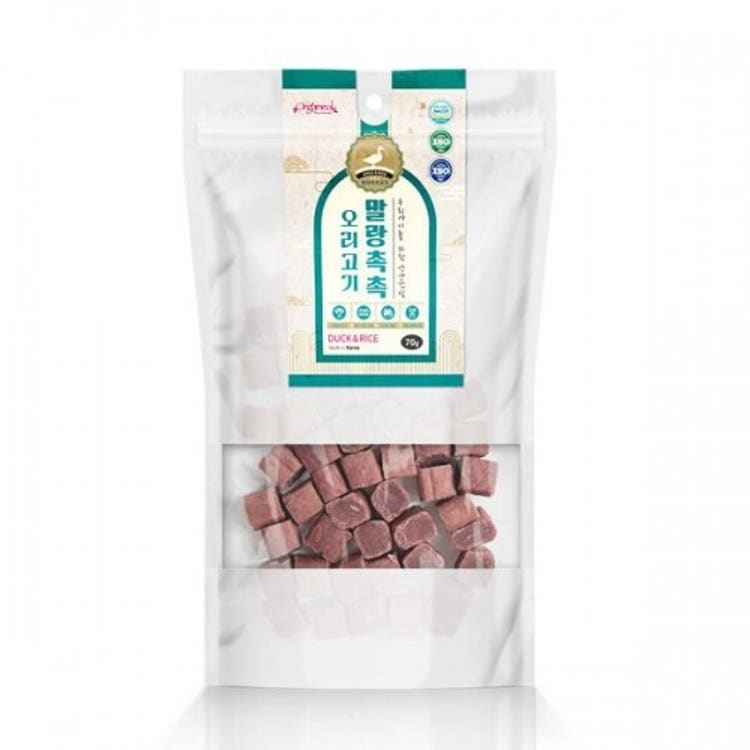 [KIMnyang_deng] Korean Soft and Moist Dog Treats 70g Treat Beef Liver Salmon Pollack Chicken Lamb Duck