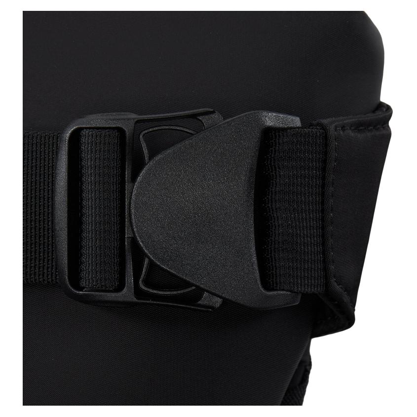 Li Ning Trendy Sports Series Casual Minimalist Versatile Nylon Shoulder Crossbody Chest Bag Waist Bag Unisex bags Black ABDV349-1