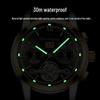 Švýcarské pánské automatické multifunkční tourbillonové hodinky