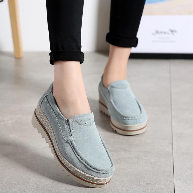 

New Chunky Sneakers Women Shoes Fashion Platform Loafers Female Flats Trend Spring Casual Mom Vulcanized Shoes Sports Walking 35
