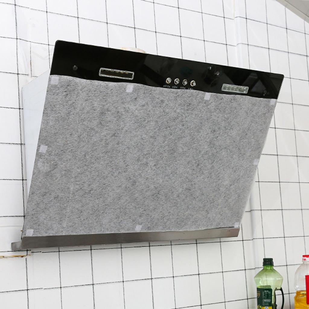 Universal Kitchen Range Hood Filter Paper Cooker Hood Grease Filters Paper Oil Absorbing Paper Kitchen Accessories