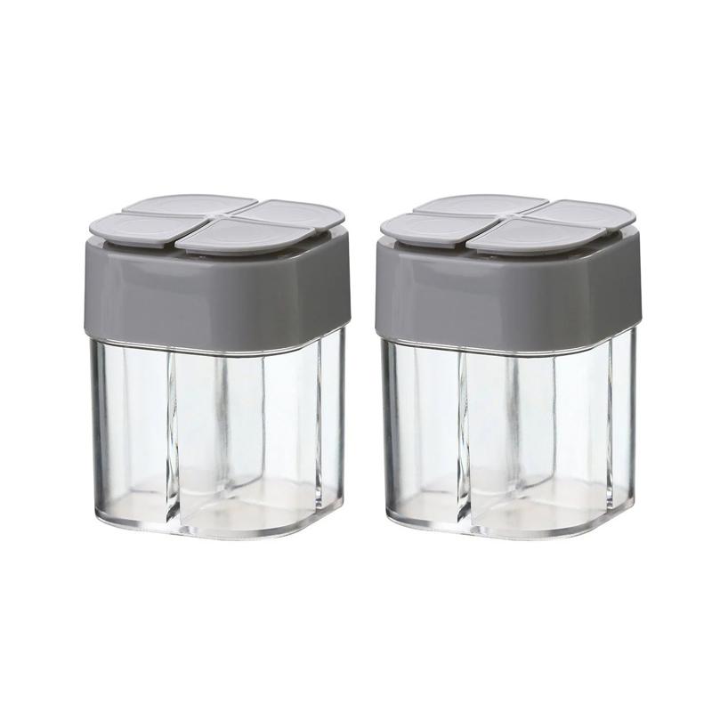 Kořenka Plastová Nádoba na Koření Láhev Solnička a Pepřenka Venkovní Kempování BBQ Nádoba na Koření Sady Kuchyňských Gadgetů