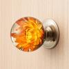 Door Pulls Unique Resin Wardrobe Knob Cupboard Handle Modern Furniture Handle Crystal Ball Shape Cabinet Door Handle