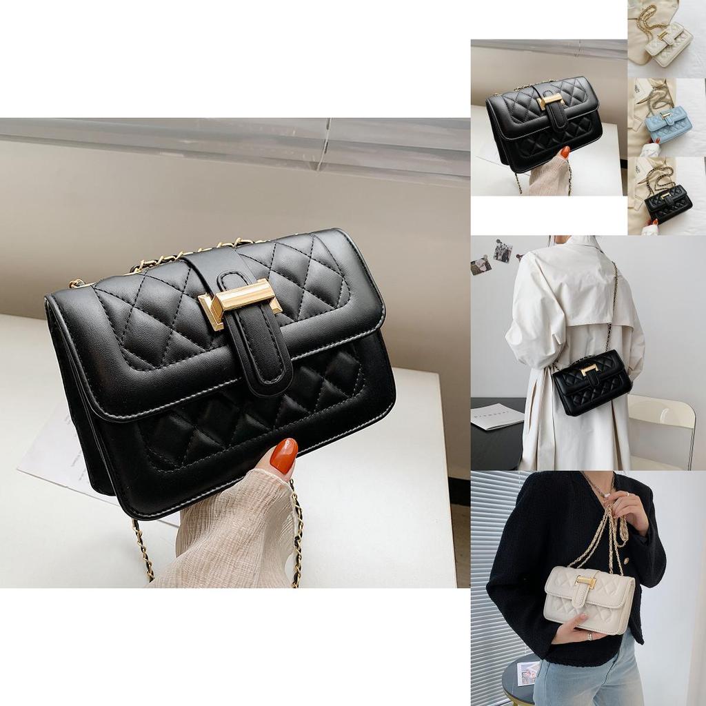 Fashionable Women's Crossbody Bag Trendy Korean Style Chic Small Square Handbag