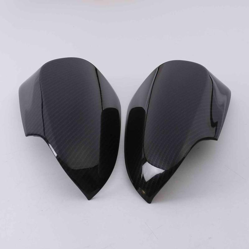 For Toyota Corolla Altis 2014 2015 2016 2017 ABS Carbon Fiber Rearview Mirror Cover Eyebrow Frame Trims Sticker Car Accessories