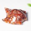 Natural Crystal Fish Resin Art Decor With Oceanic Animal Figurine For Office Desk Gifts