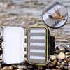Double Side Plastic Fly Fishing Baits Box Foam Padded Lures Holder Case Accessory