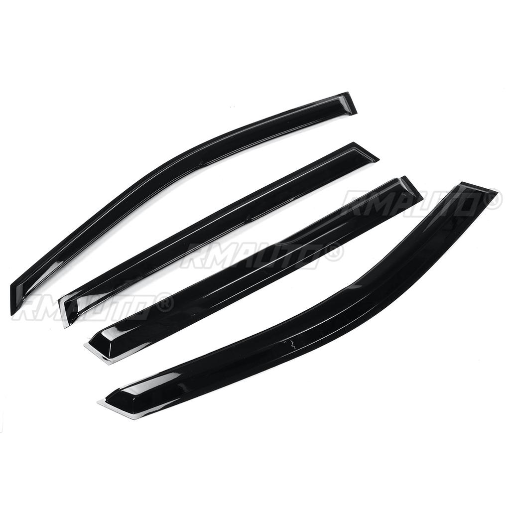 4x Car Window Visor Guard Vent Shade Ventvisor Window Vent Visor Deflector Sun Rain Guard for Toyota for RAV4 20019-2020