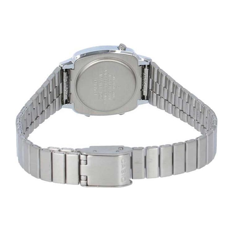 CASIO VINTAGE Stainless Steel Strap Watch Men's Watches Red Watch Dial LA670WA-4
