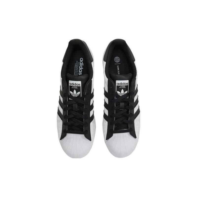 Adidas Superstar 'Reflective Allover Logo White Black' Sneakers GW7254