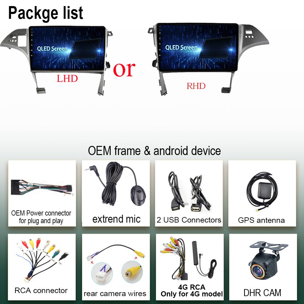 For Toyota Prius XW30 2009-2015  LHD RHD Android Auto Car Radio Multimedia Video Player Head Unit GPS Navigation Stereo No 2din