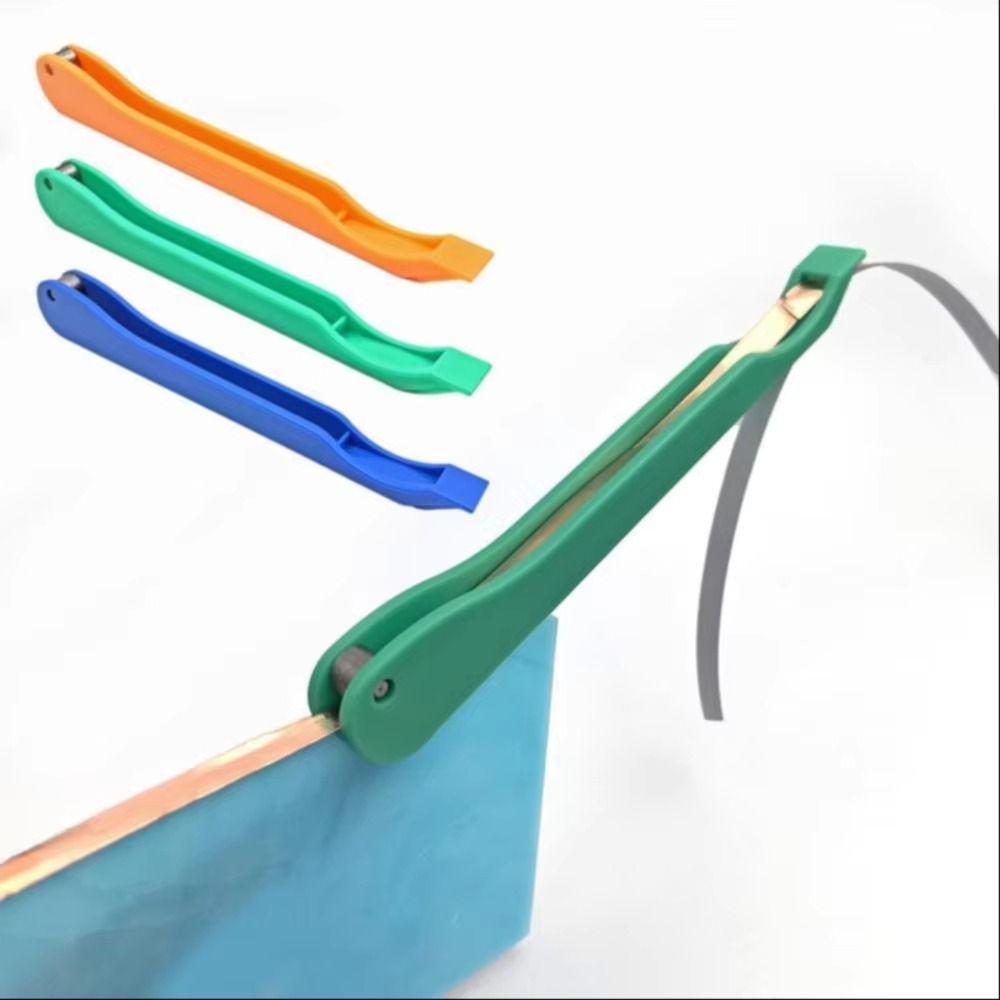 

Sturdy Manual Foiling Tool Durable Hand Foiler Handcrafted Tained Glass Hand Foiler Colored Glass помаранчевий