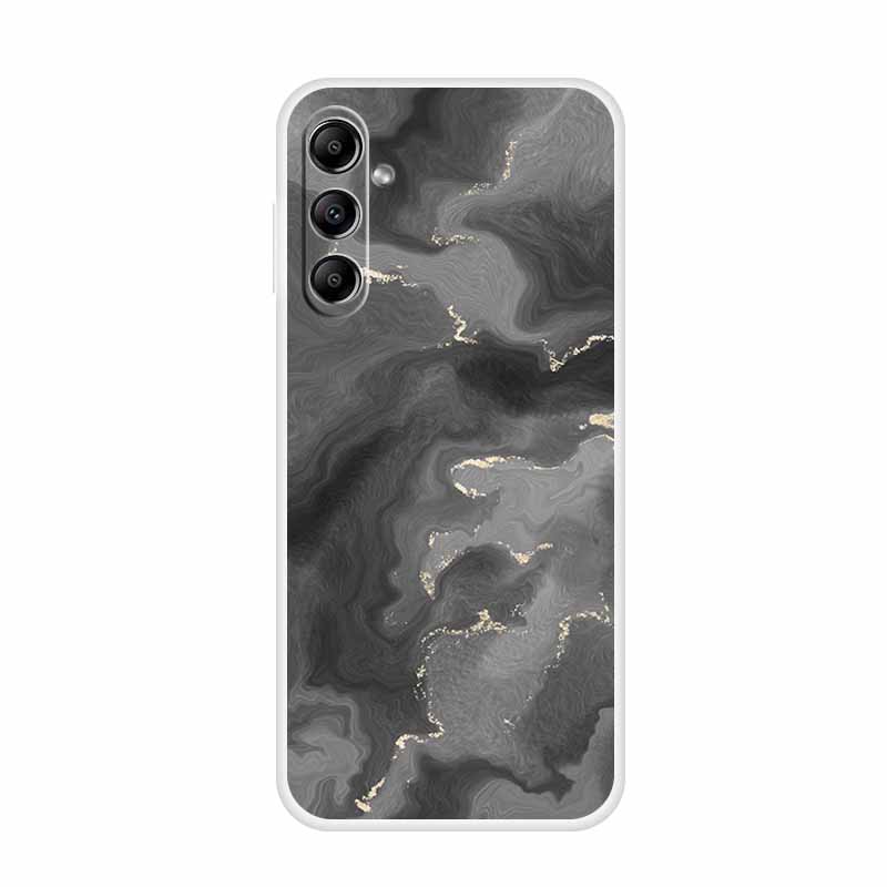 For Samsung Galaxy A14 A34 A54 5G Marble Soft Case Silicone TPU Phone Back Cover Coque for Samsung A 54 34 14 4G Cartoon Fundas
