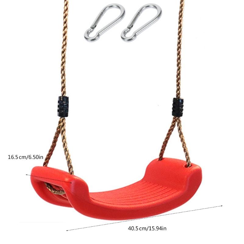 Kids Swing Seats Adjustable Swing Rope Indoor Outdoor Hanging Swing Set Garden Yard Rope Swing Board Playground Equipment