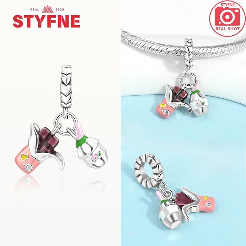 Copper Metal Birthday Cake Love Charm Bead Components Chocolate Banana Bead Components Compatible With Authentic Original Bracelets Do It Yourself
