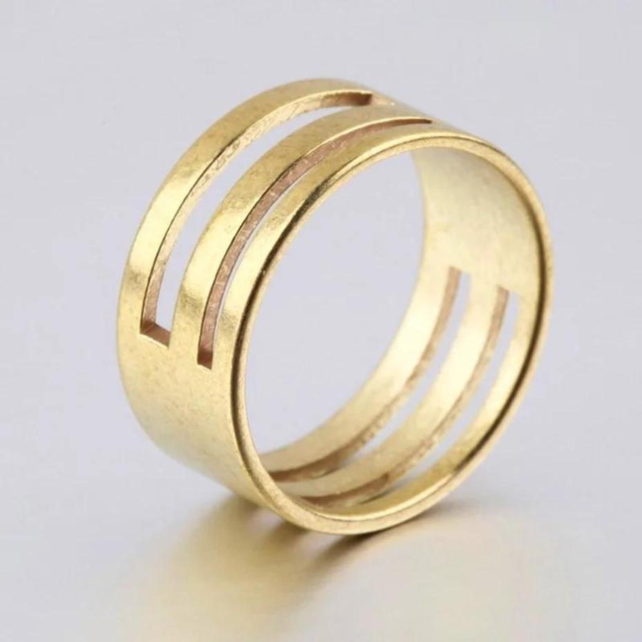1 Pcs DIY Brass Jump Ring Findings Open/ Close Tool For Jewellery Making 19x9mm Easy Open And Close Metal Jump Split Ring