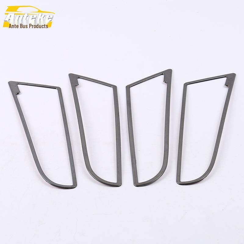 

Kodiak Car Door Speaker Stainless Steel Bright Ring Cover Sticker for 17 Kodiak Audio Speaker.