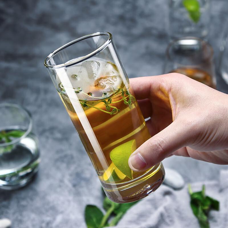 Vasos de Vidrio para Beber Boyi Duo 290ml Importados de Tailandia - Juego de 6